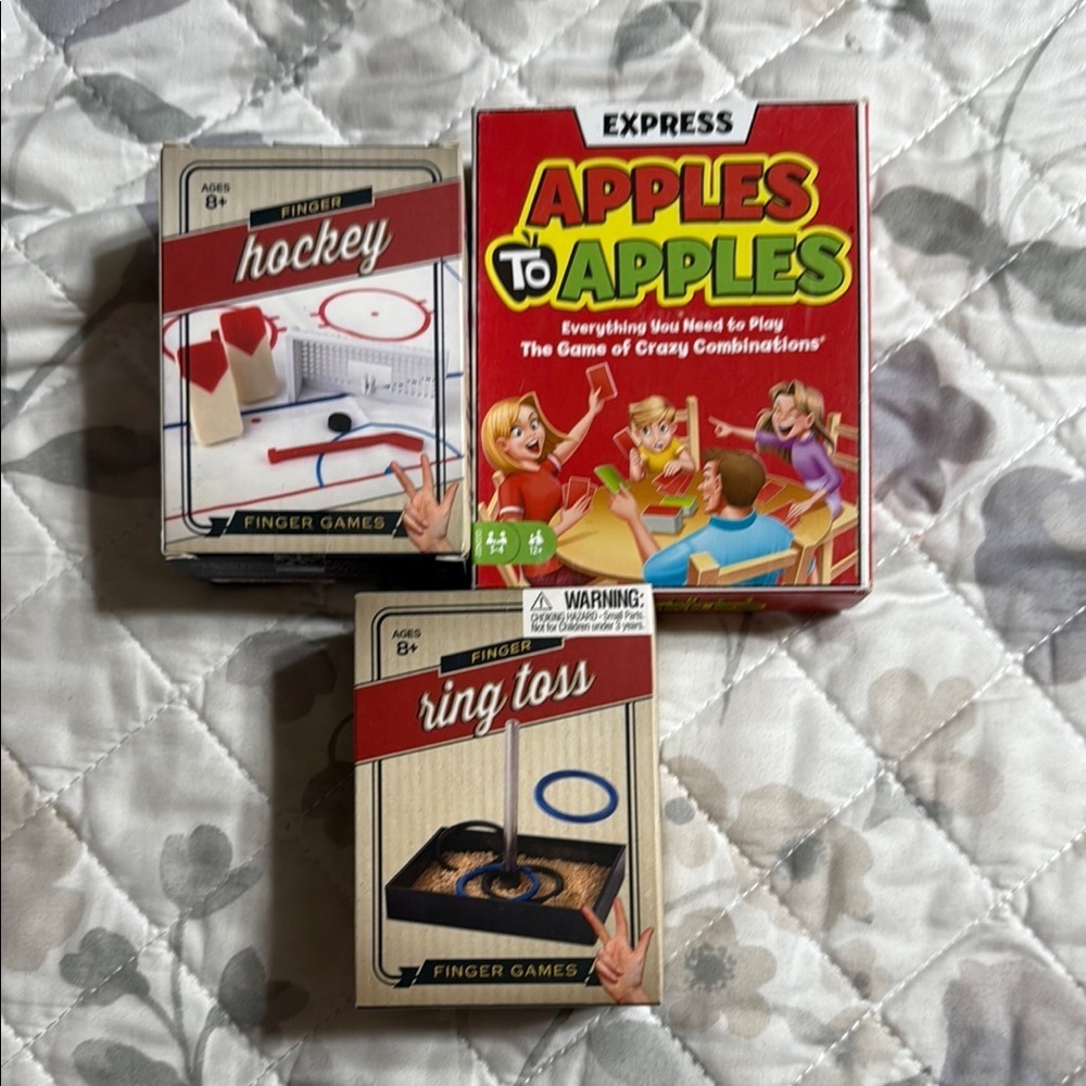 New - Set of 3 mini games